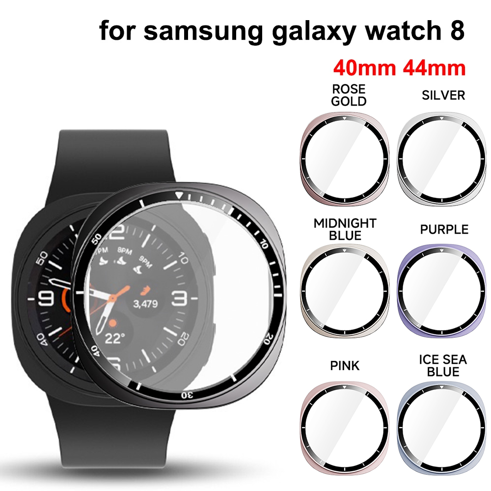 Samsung Smartwatch Accessories - Tempered Glass+ PC Cover for Samsung