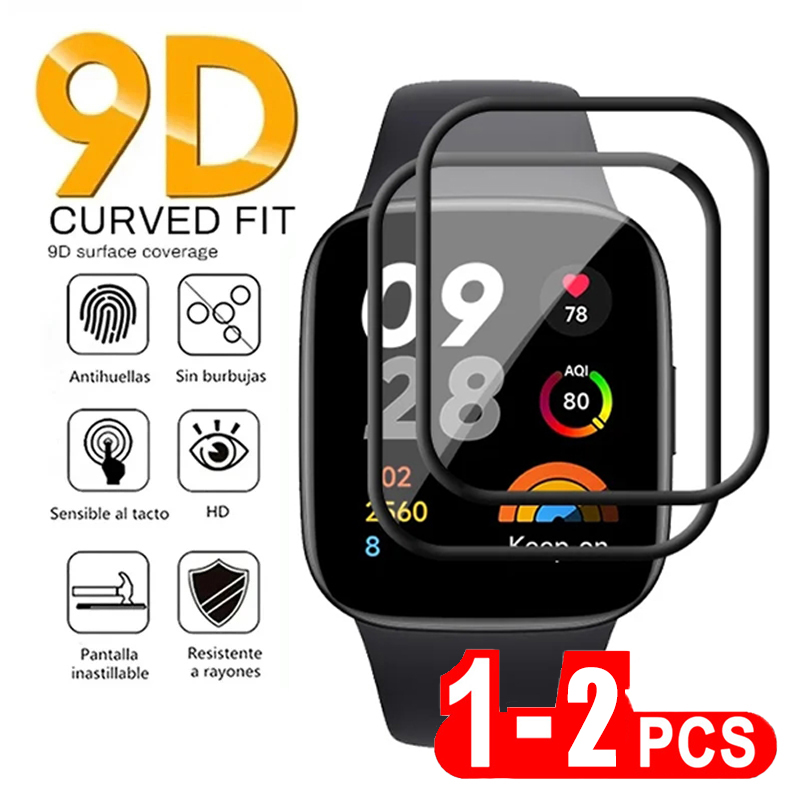 Smartwatch Watch Accessories - 2 Pcs Tempered Glass for Redmi