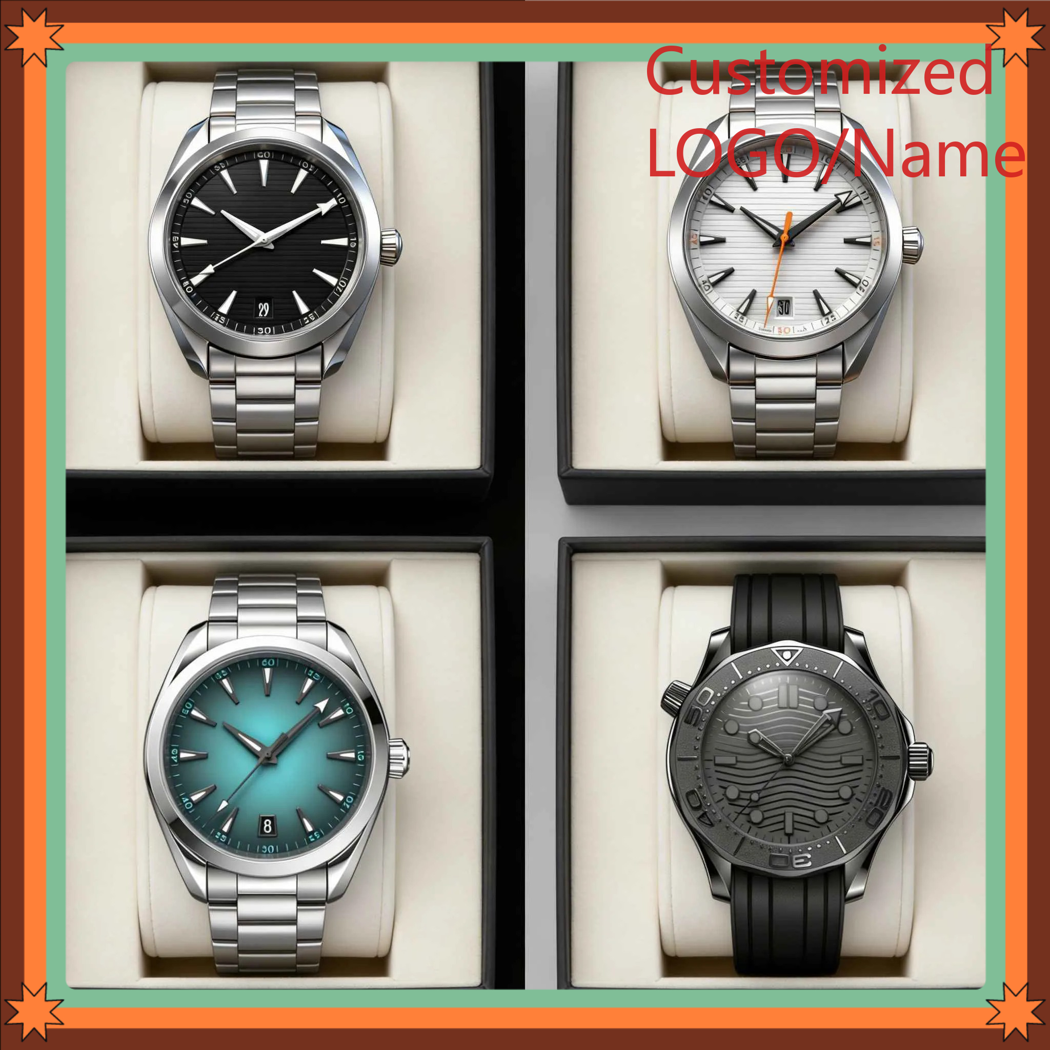 Accessories With Watch - A989 Store 40mm Men's Automatic Movement