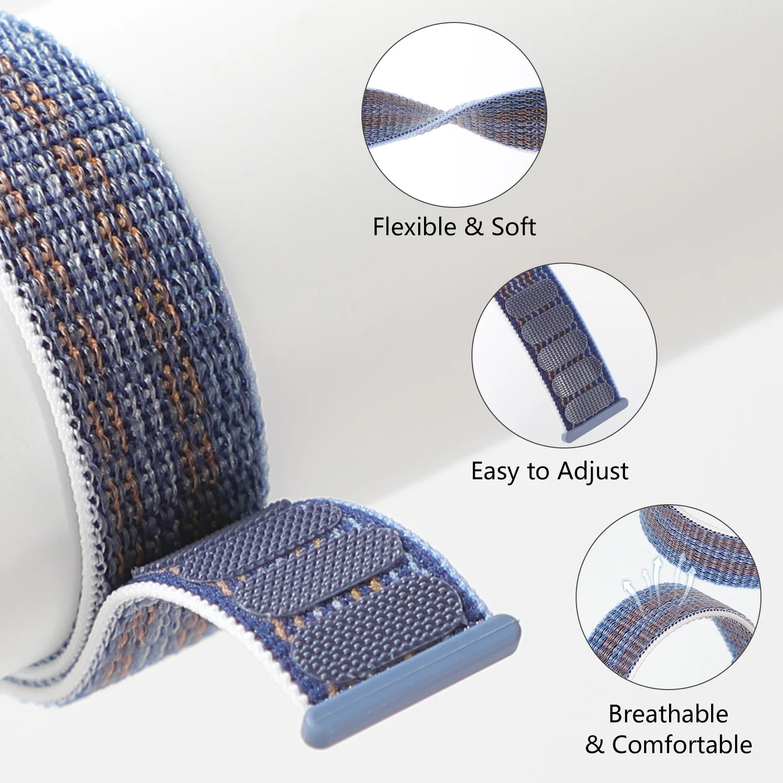 20mm 22mm Nylon Loop Strap for - Smartwatch X2 ulasan dan harga