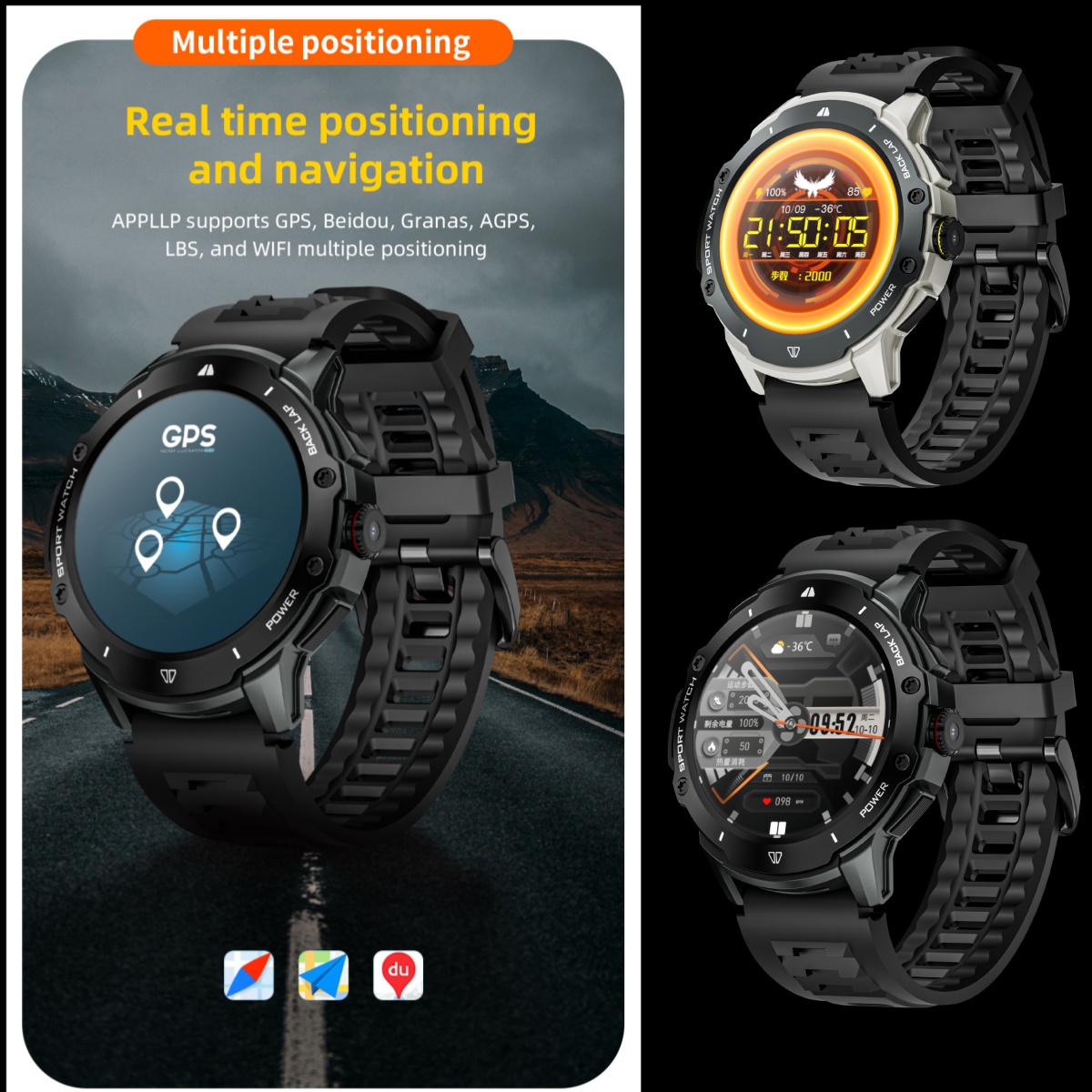 8+128GB Smart Watch 1.43''AMOL - Smartwatch Store ulasan dan harga