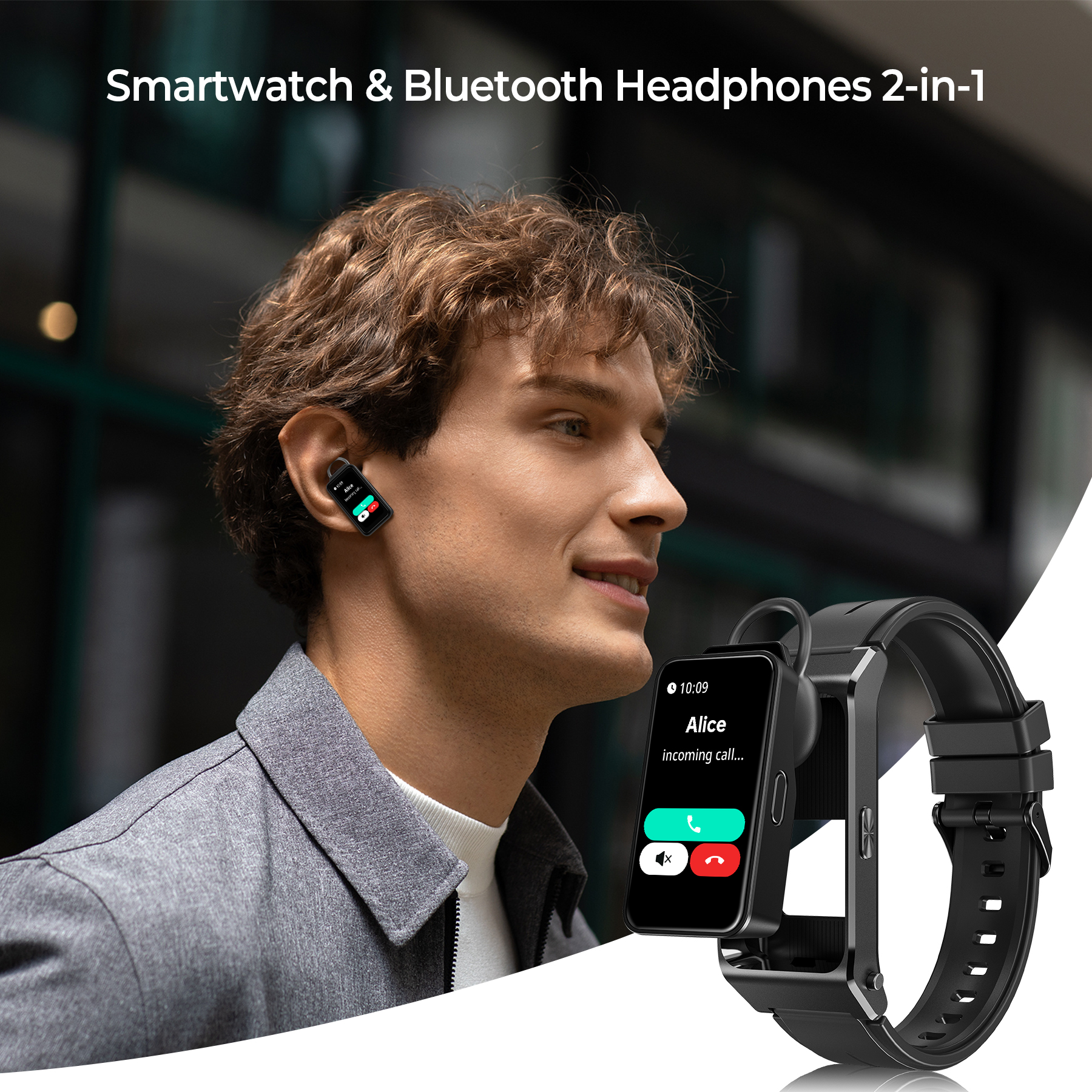 OUKITEL BT11 Smartwatch Blueto - Smartwatch Headset ulasan dan harga