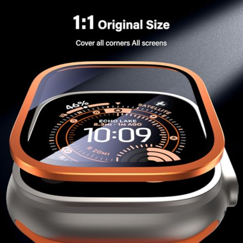 2PCS HD Metal Tempered Glass F - Smartwatch Straps & Accessories ulasan dan harga