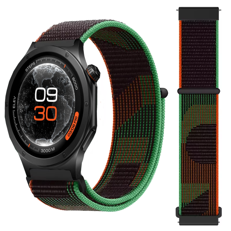 20mm 22mm Sport Nylon Loop Str - Smartwatch X2 ulasan dan harga