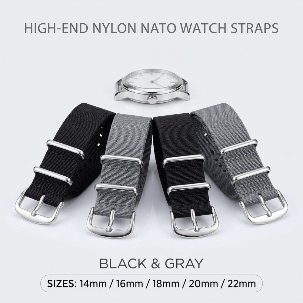 14/16/18/20/22mm NATO Watch Ba - Nylon Nato Strap ulasan dan harga