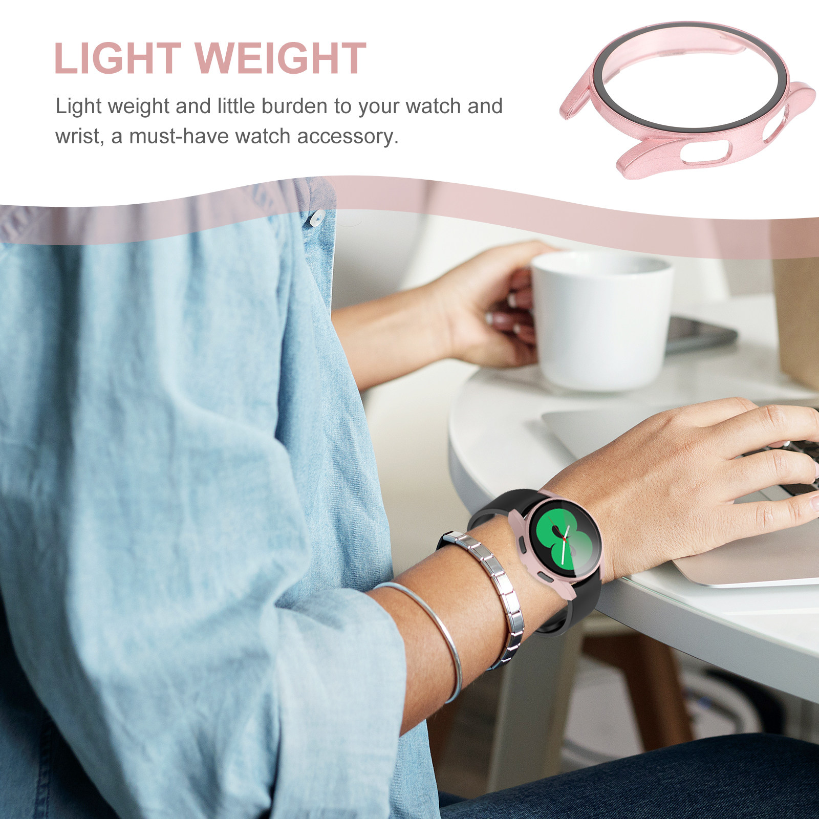 1Pcs Watch Protector Premium P - Smartwatch Case ulasan dan harga