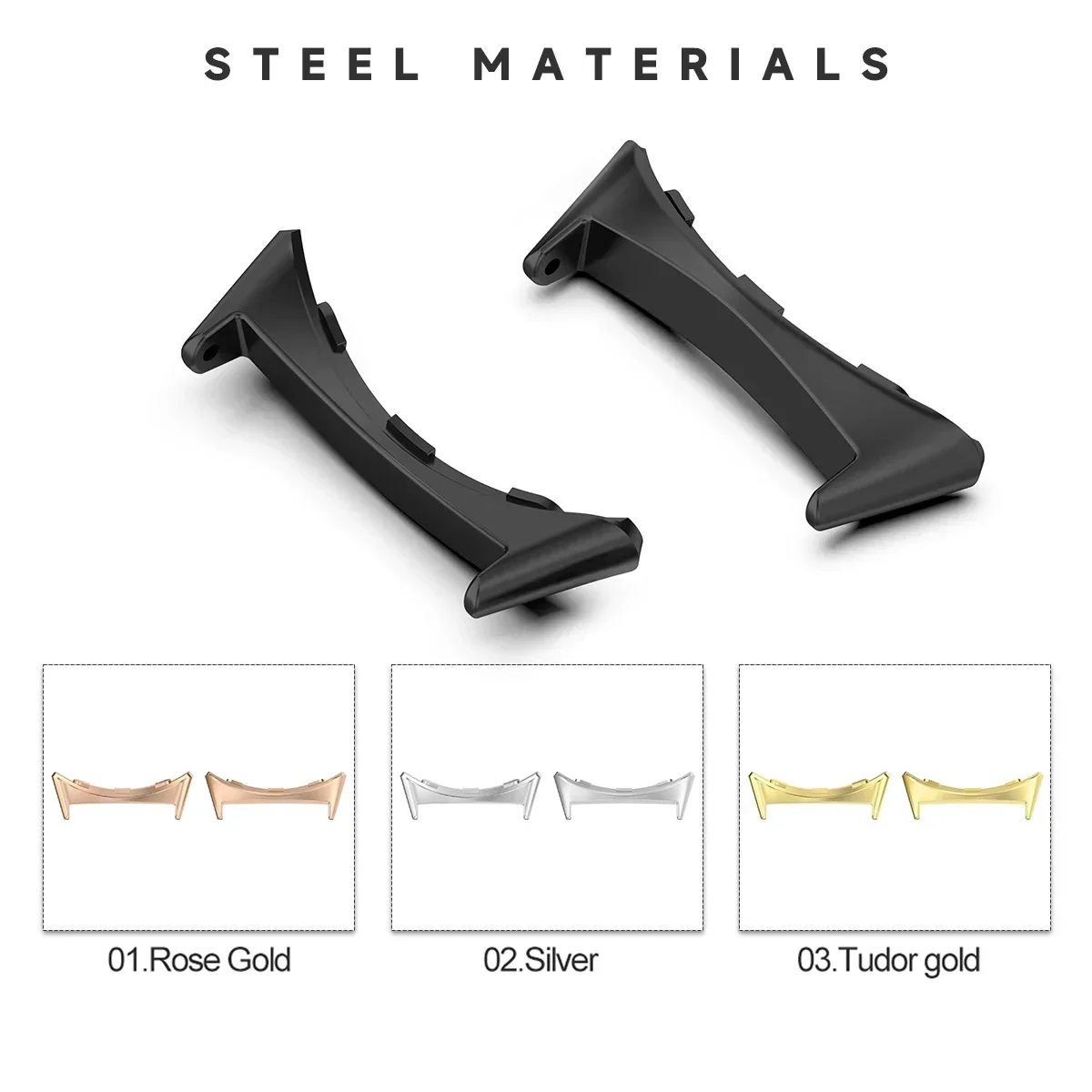 2pcs Watch Strap Connector Ada - Smartwatch Straps & Accessories ulasan dan harga