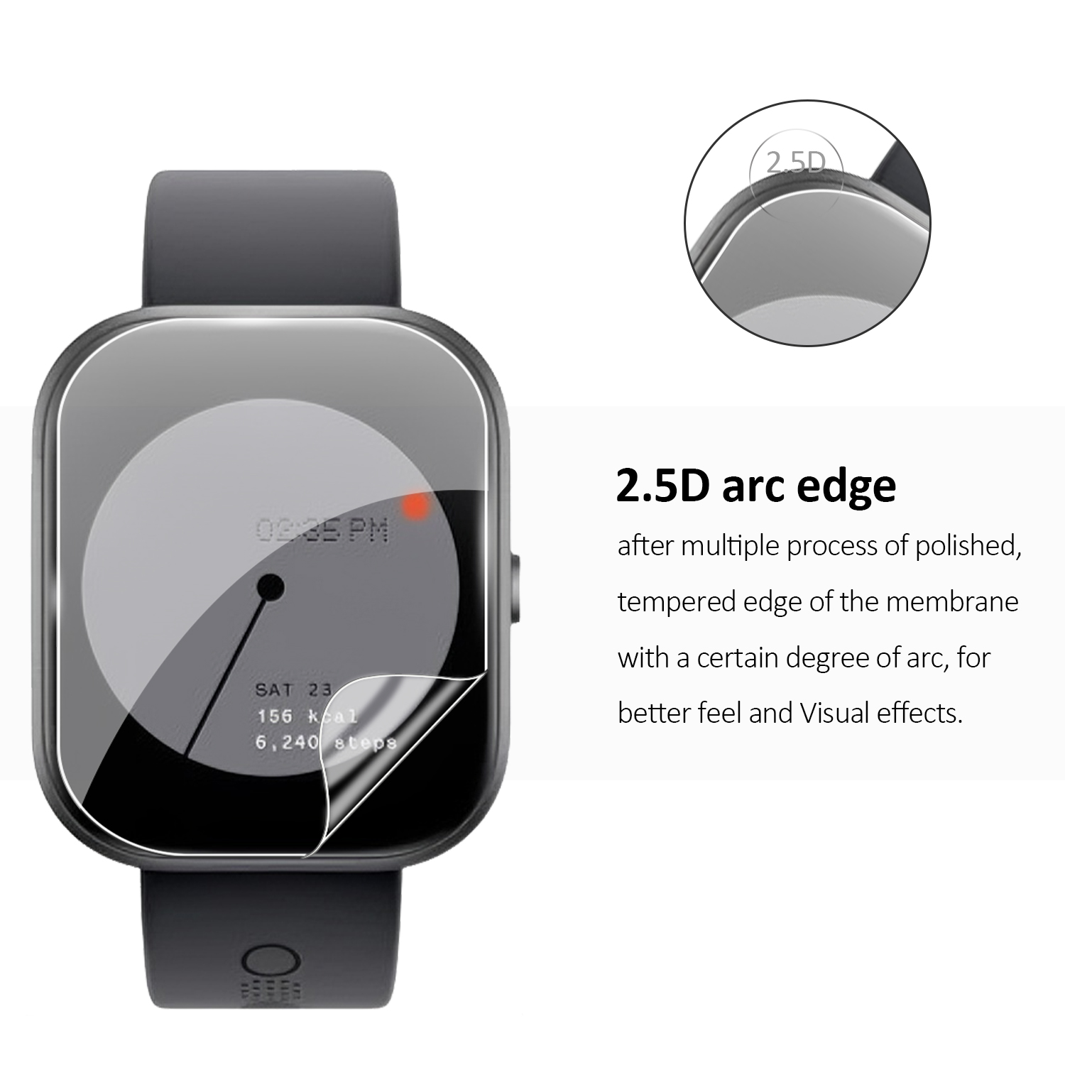 HD Clear TPU Hydraulic Screen  - Watch Face Protector ulasan dan harga