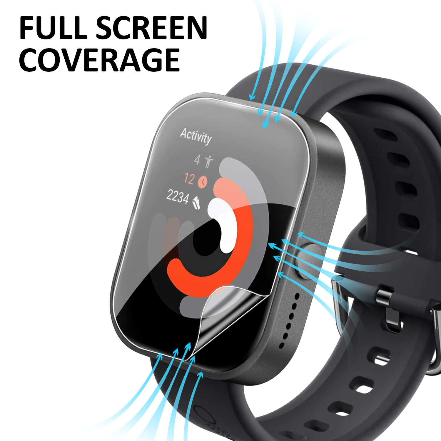 HD Clear TPU Hydraulic Screen  - Watch Face Protector ulasan dan harga