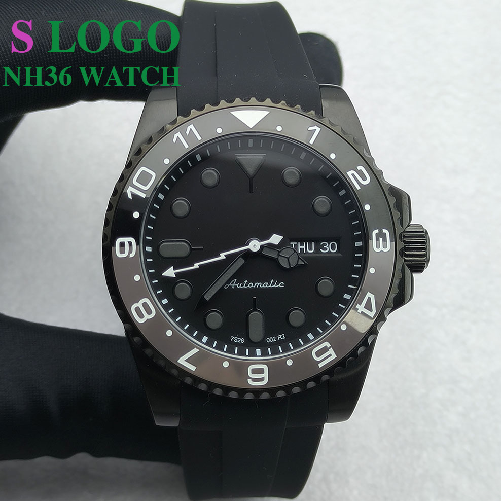 40MM NH36 Watch Black Men's St - Accessories With Watch ulasan dan harga