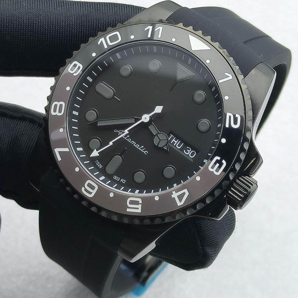 40MM NH36 Watch Black Men's St - Accessories With Watch ulasan dan harga