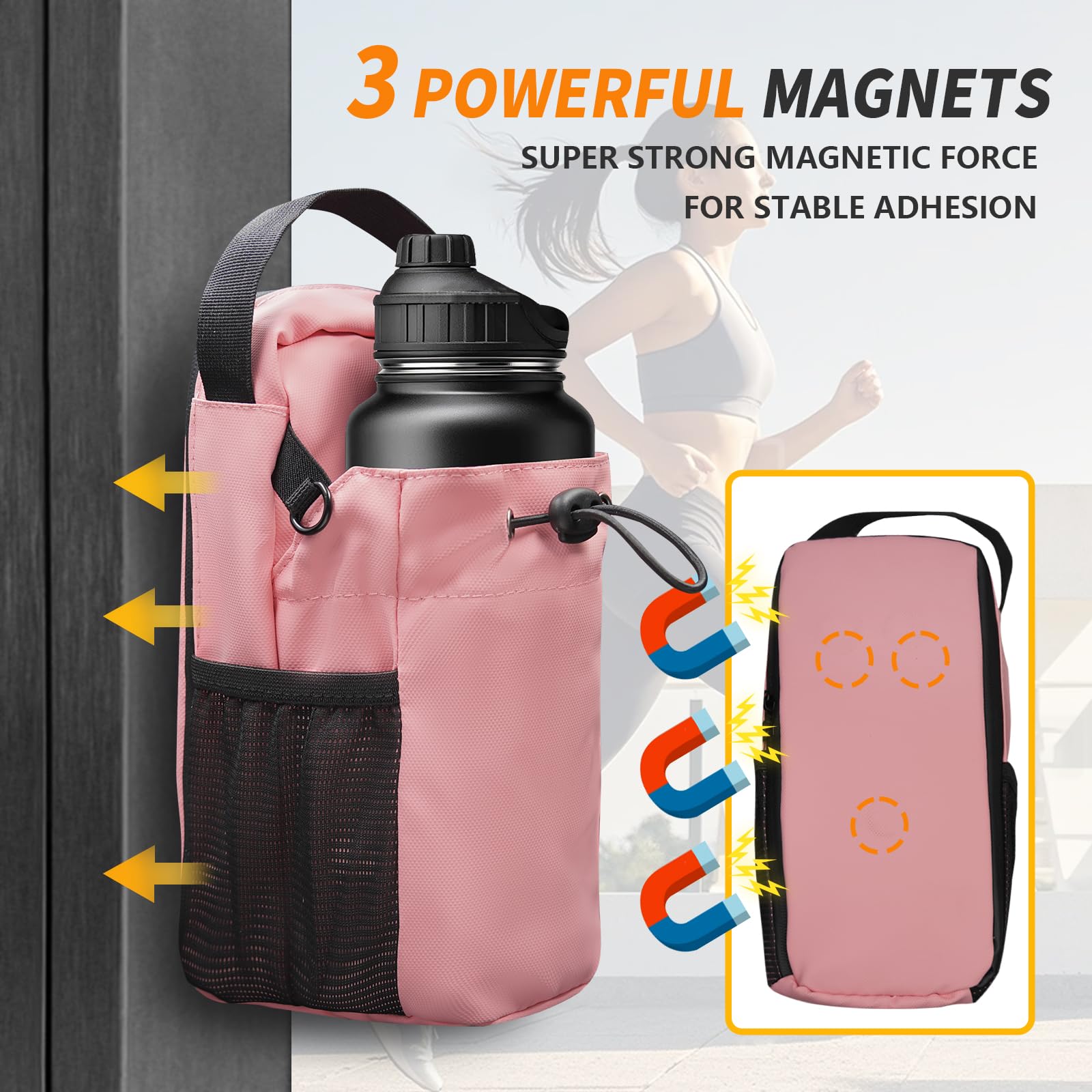 WOOJACK Magnetic Gym Bag for W - Rugged Sport Strap ulasan dan harga