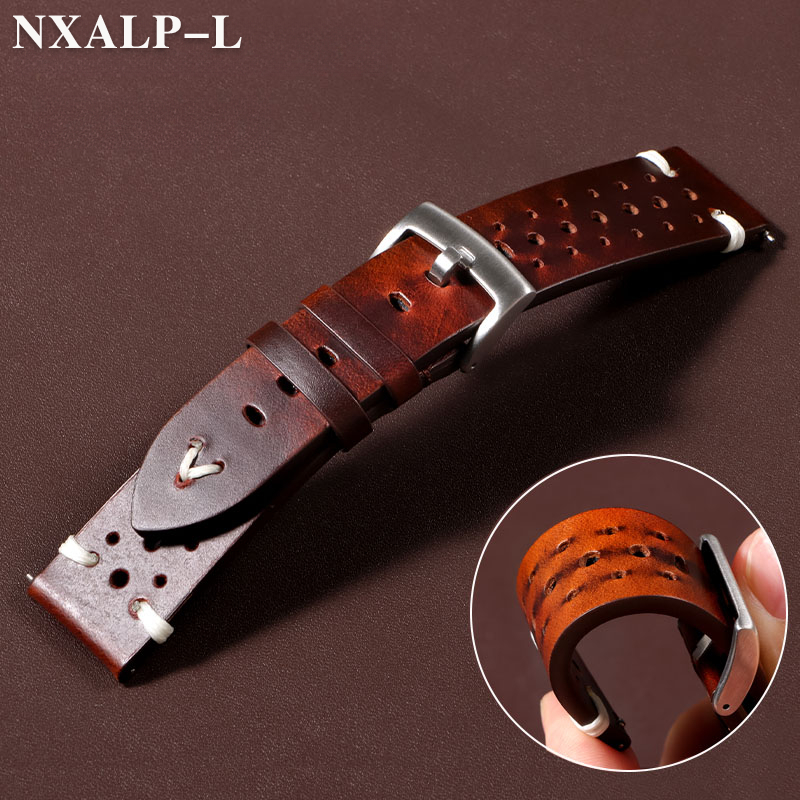 Retro Oil Wax Discoloration Le - Nylon Nato Strap ulasan dan harga