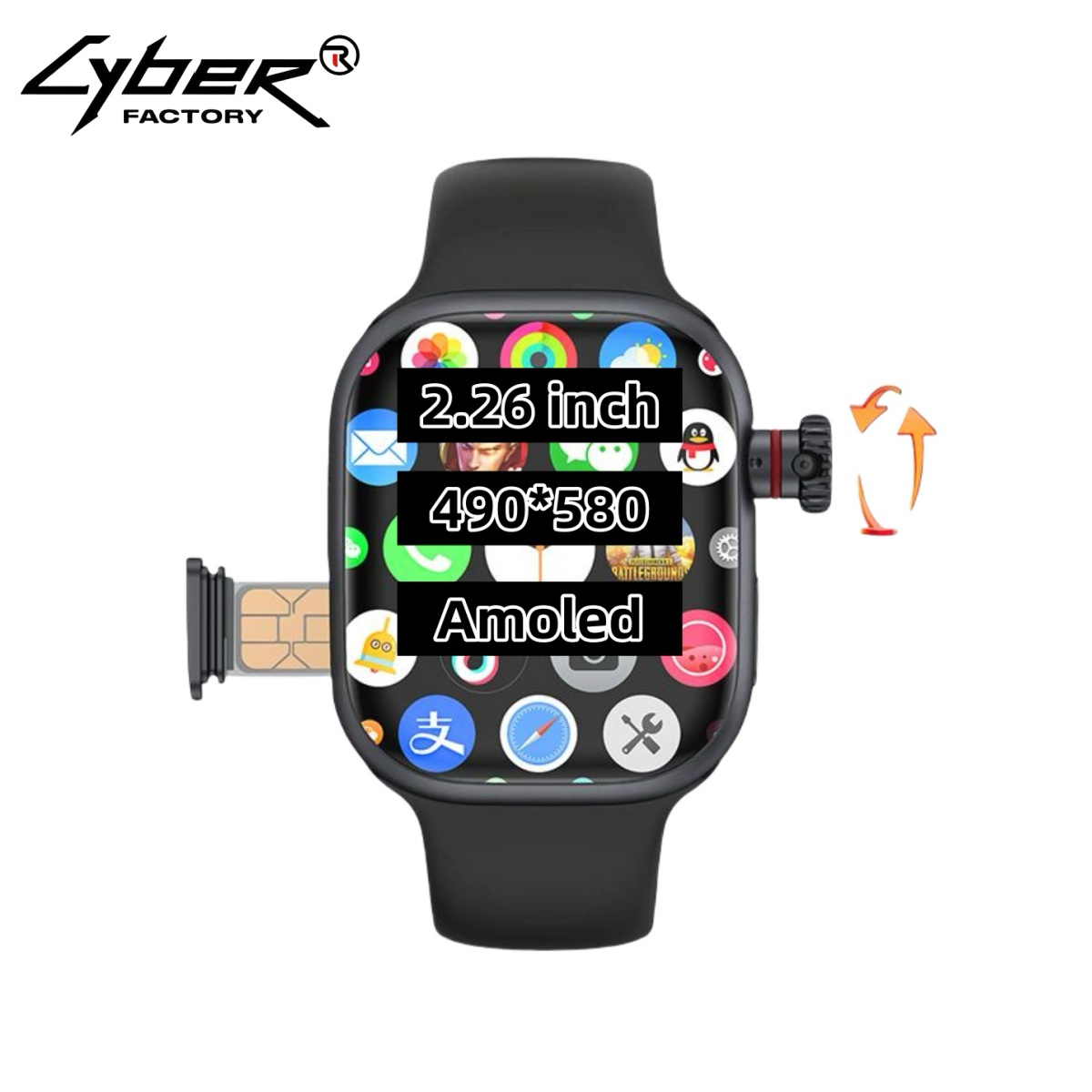 CD99 Smart Watch 8GB RAM AMOLE - Smartwatch Instagram ulasan dan harga
