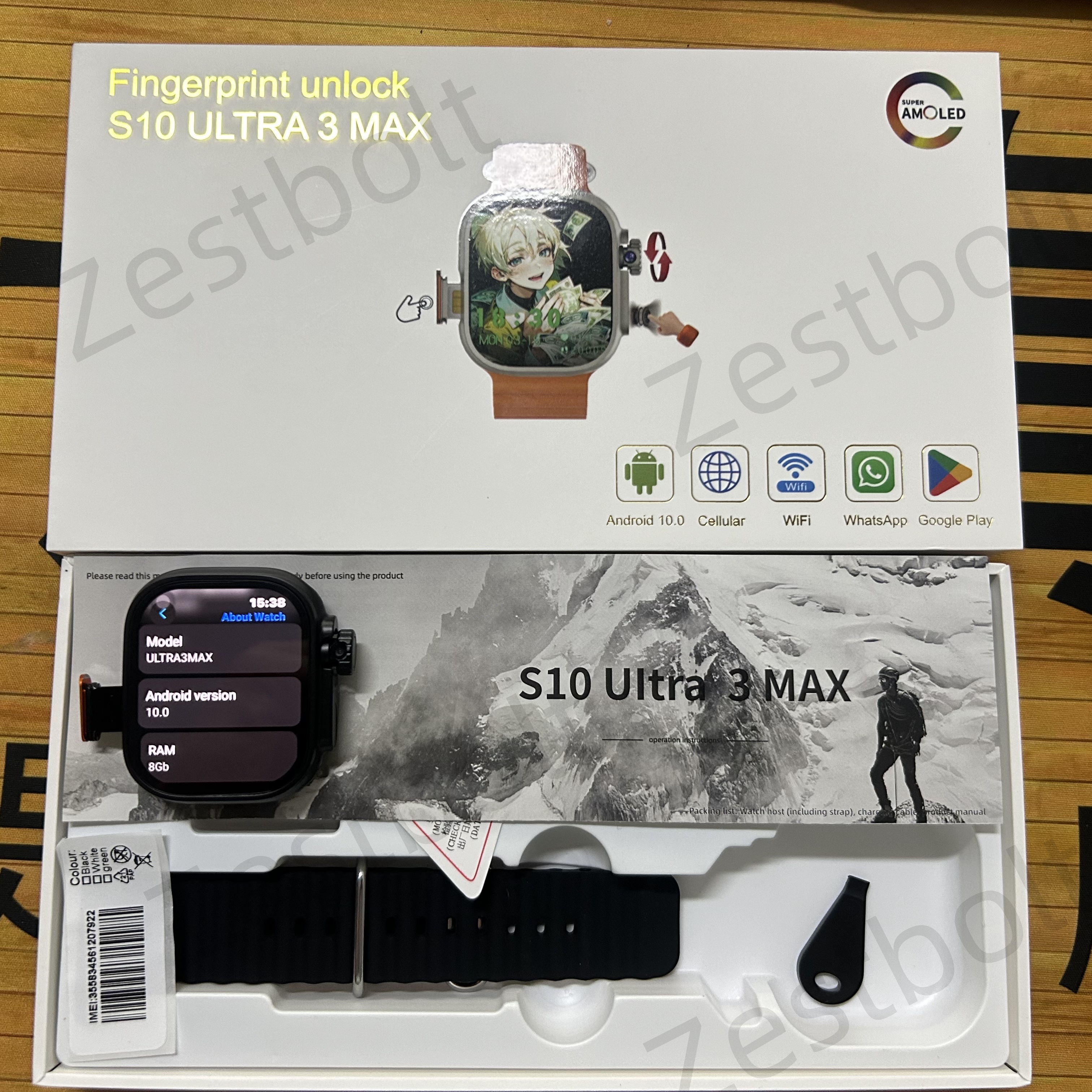 S10 Ultra 3 MAX Smartwatch Cel - Smartwatch Id ulasan dan harga