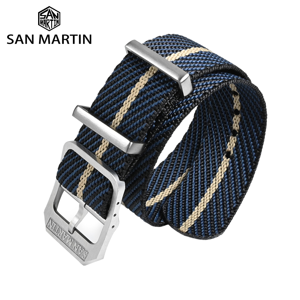 San Martin High Quality 20mm U - Nylon Nato Strap ulasan dan harga