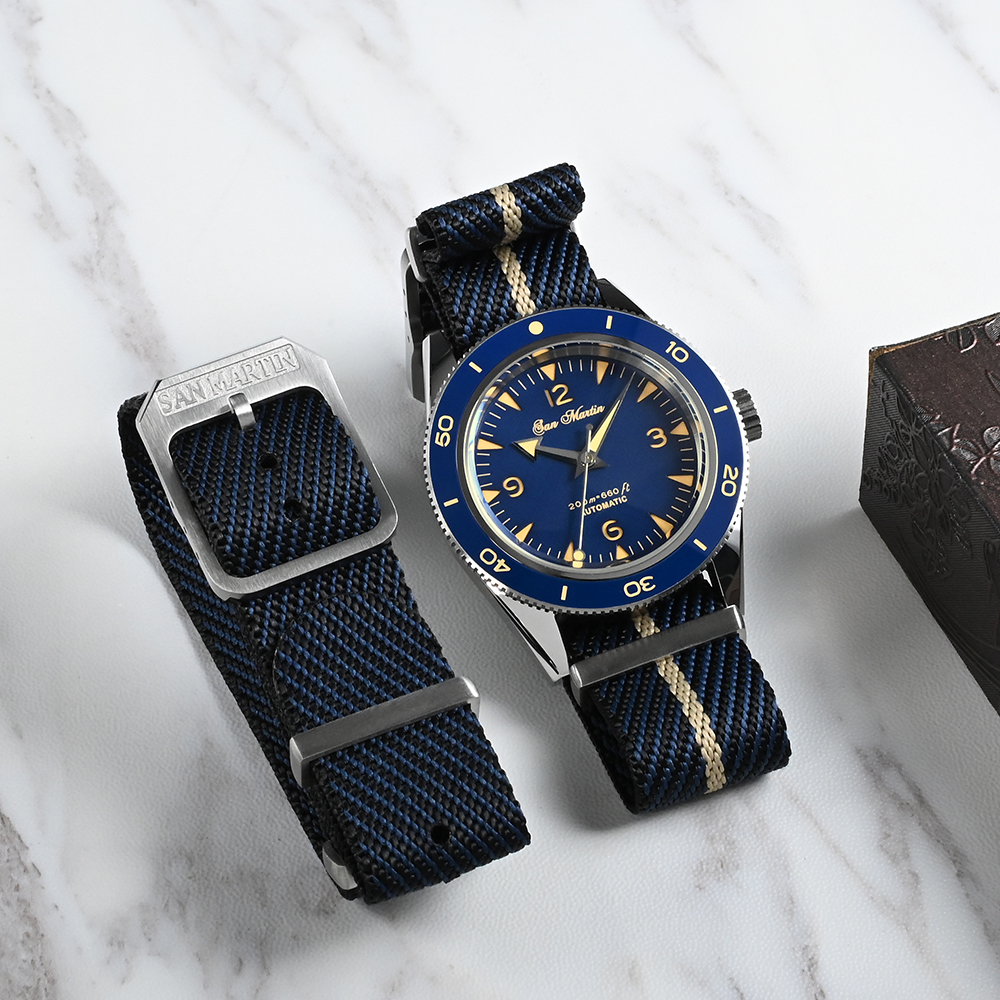 San Martin High Quality 20mm U - Nylon Nato Strap ulasan dan harga