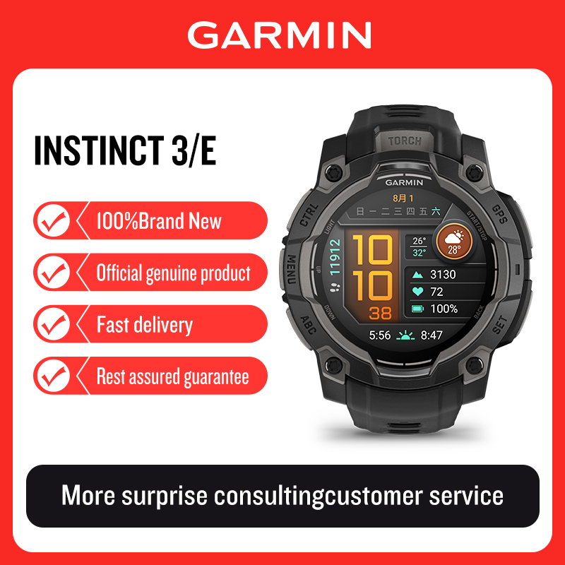 Garmin Instinct3/E solar power - Smartwatch X18 ulasan dan harga