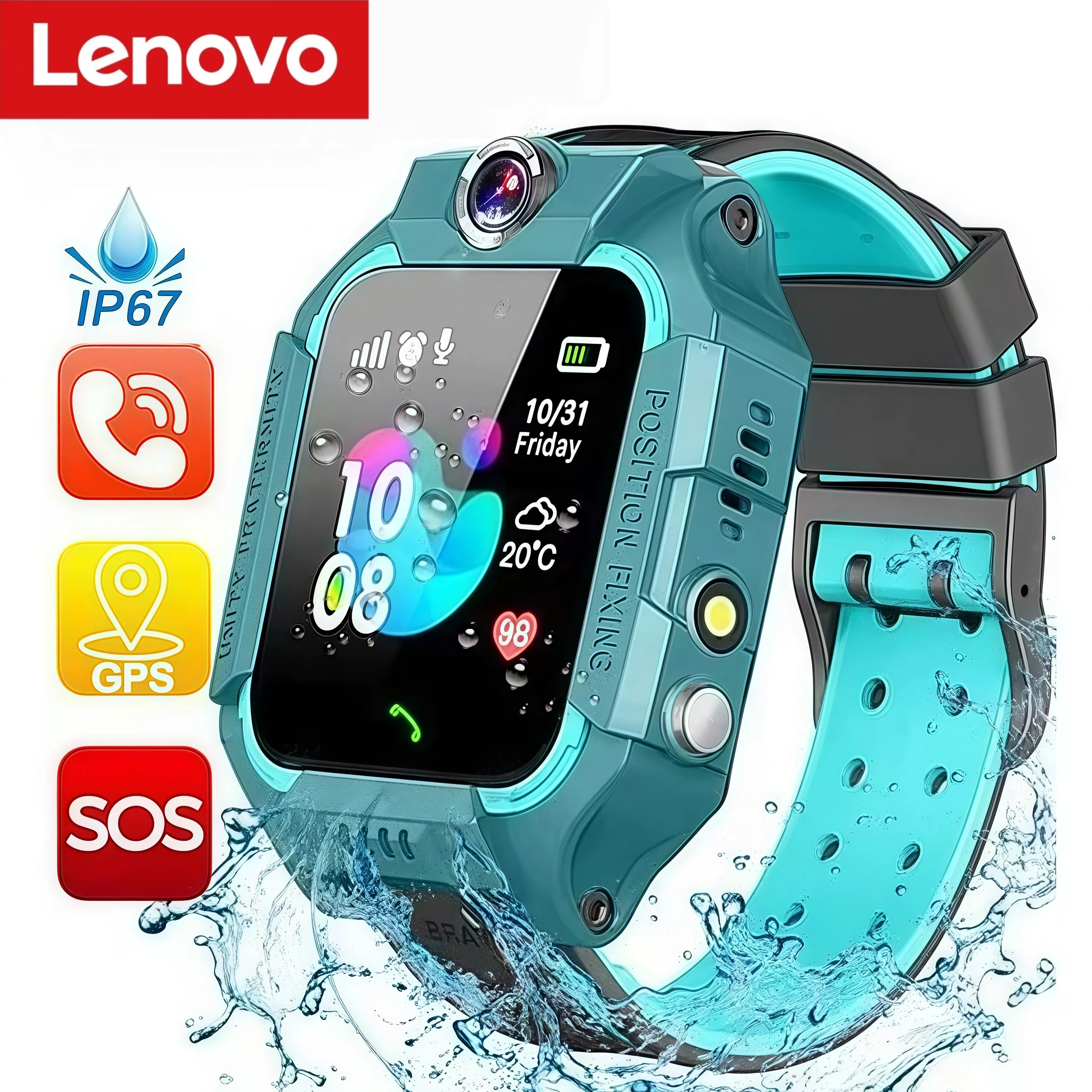 Lenovo Kids Smart Watch SOS GP - Smartwatch Id ulasan dan harga