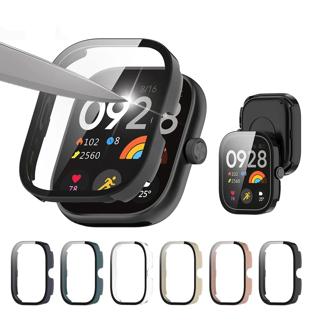 Tempered Glass+Case For Xiaomi - Smartwatch Band Accessories ulasan dan harga