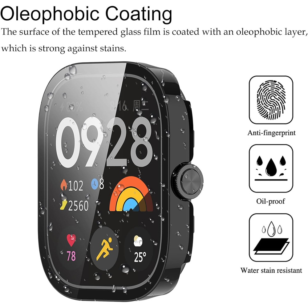 Tempered Glass+Case For Xiaomi - Smartwatch Band Accessories ulasan dan harga