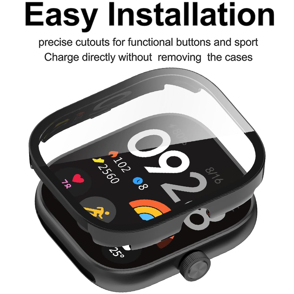 Tempered Glass+Case For Xiaomi - Smartwatch Band Accessories ulasan dan harga