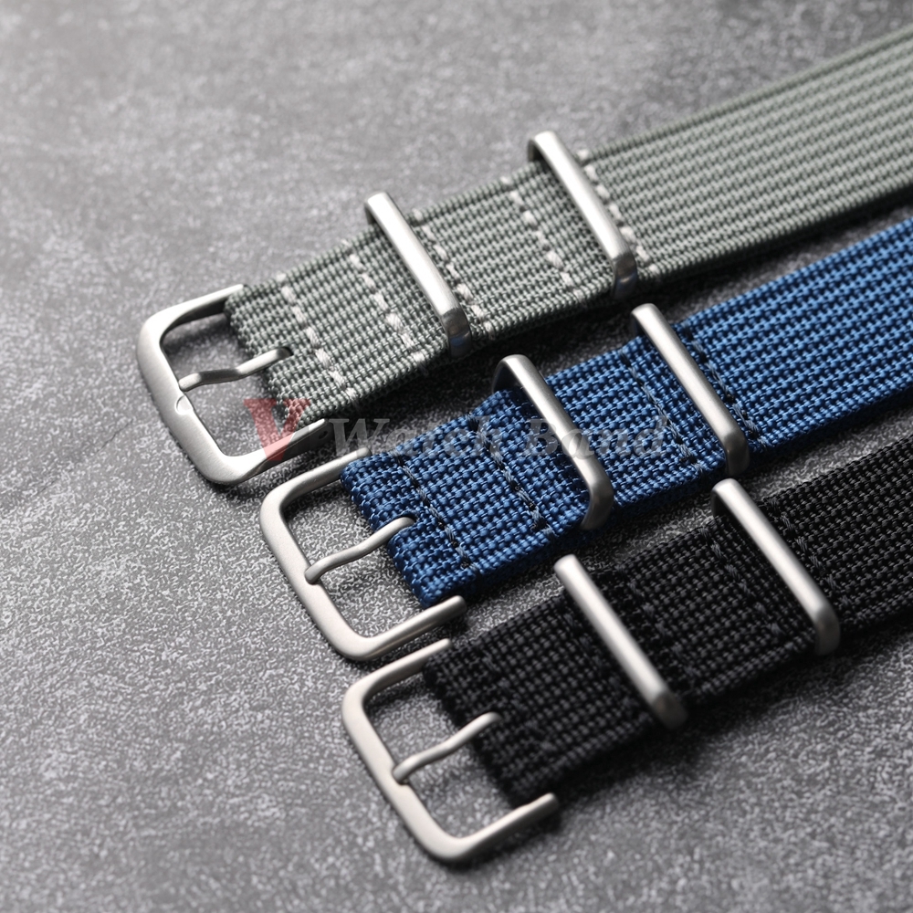 New Ribbed Nylon Watchband Nyl - Nylon Nato Strap ulasan dan harga