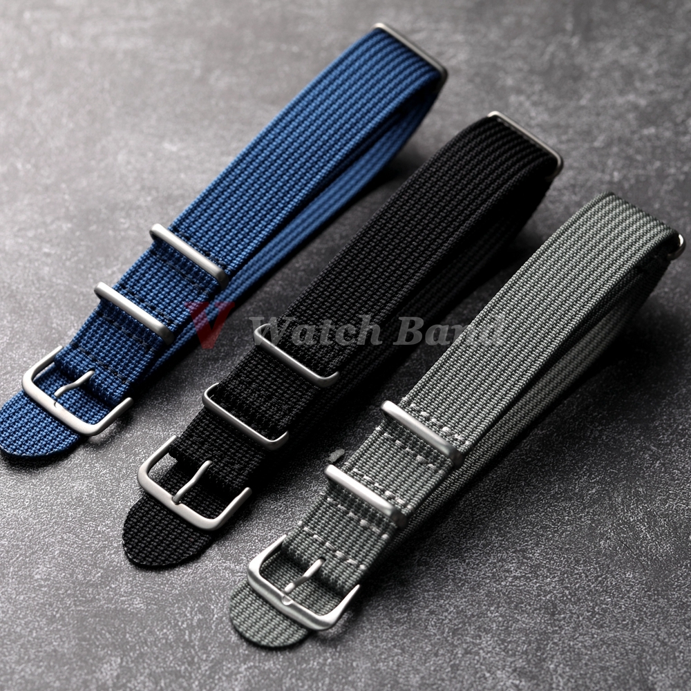 New Ribbed Nylon Watchband Nyl - Nylon Nato Strap ulasan dan harga