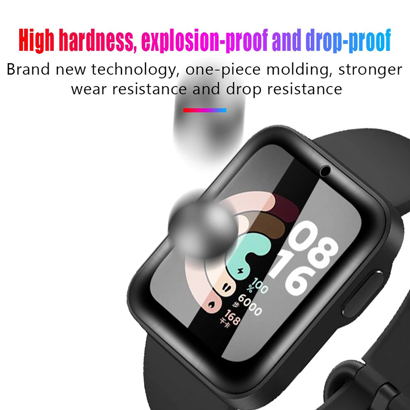 2 Pcs Tempered Glass for Redmi - Smartwatch Watch Accessories ulasan dan harga