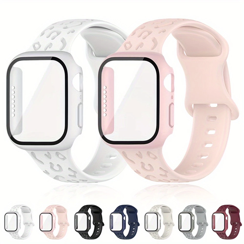 Glass+Case+Strap for Apple Wat - Smartwatch Band Accessories ulasan dan harga