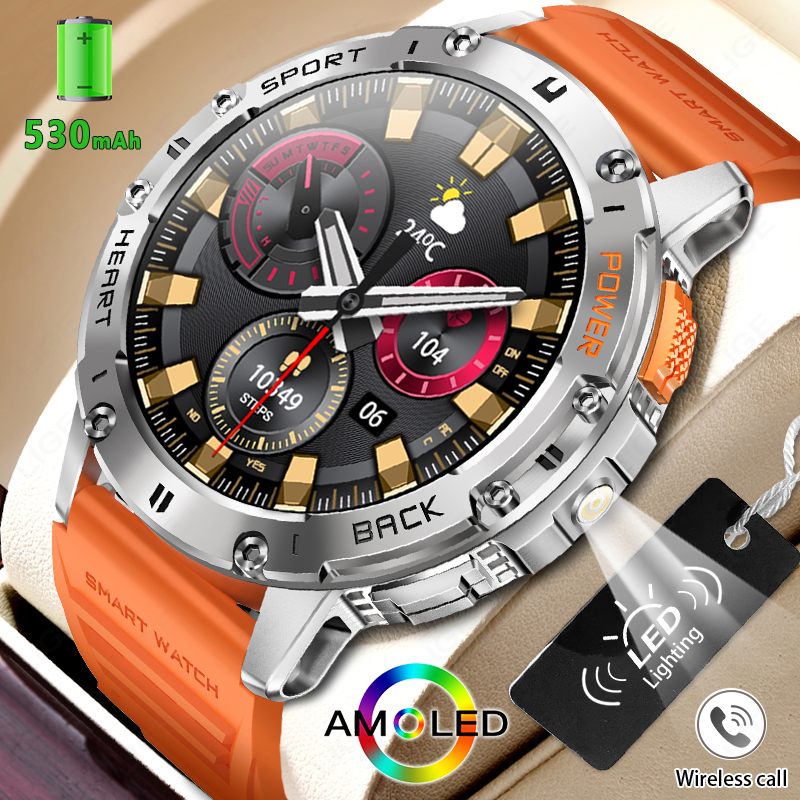 LIGE 1.43 Inch AMOLED Screen B - Smartwatch Instagram ulasan dan harga