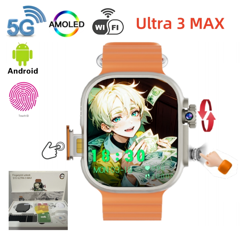 S10 ultra 3 max SmartWatch 4G/ - Smartwatch Store ulasan dan harga