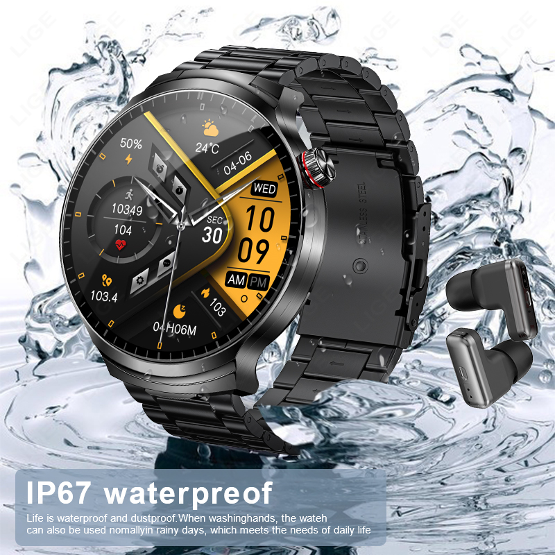 New Smart Watch BT Call Wirele - Smartwatch Headset ulasan dan harga