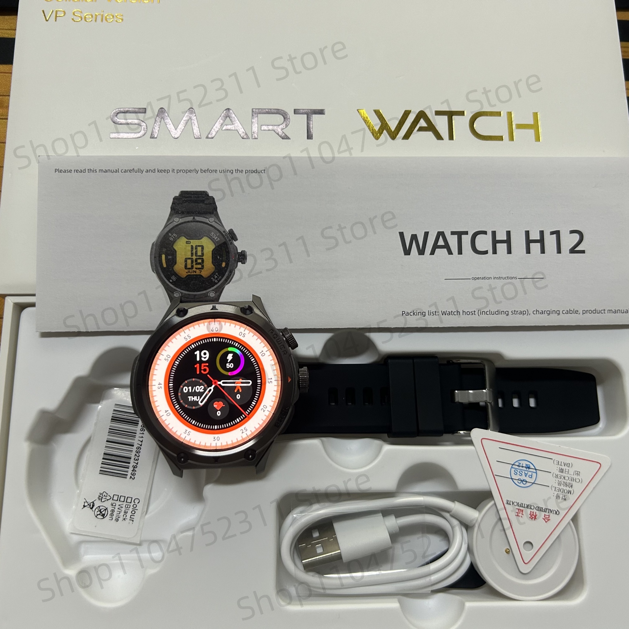 H12 Smartwatch 4G LTE Smart Wa - Smartwatch Store ulasan dan harga