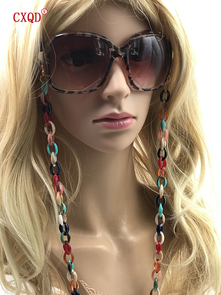 Fashion Women Acrylic Eyeglass - Rugged Sport Strap ulasan dan harga