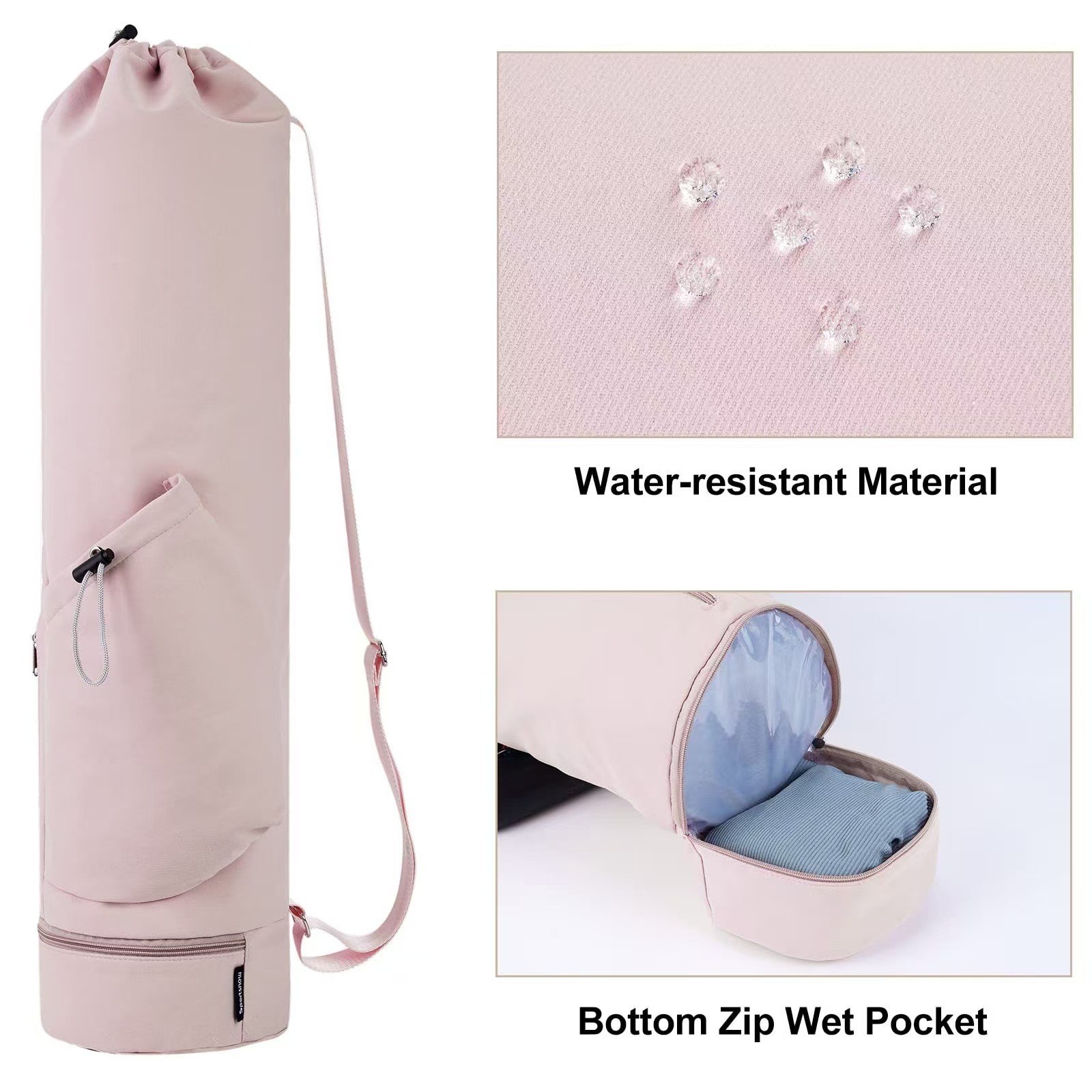 Women's Crossbody Yoga Mat Bag - Rugged Sport Strap ulasan dan harga