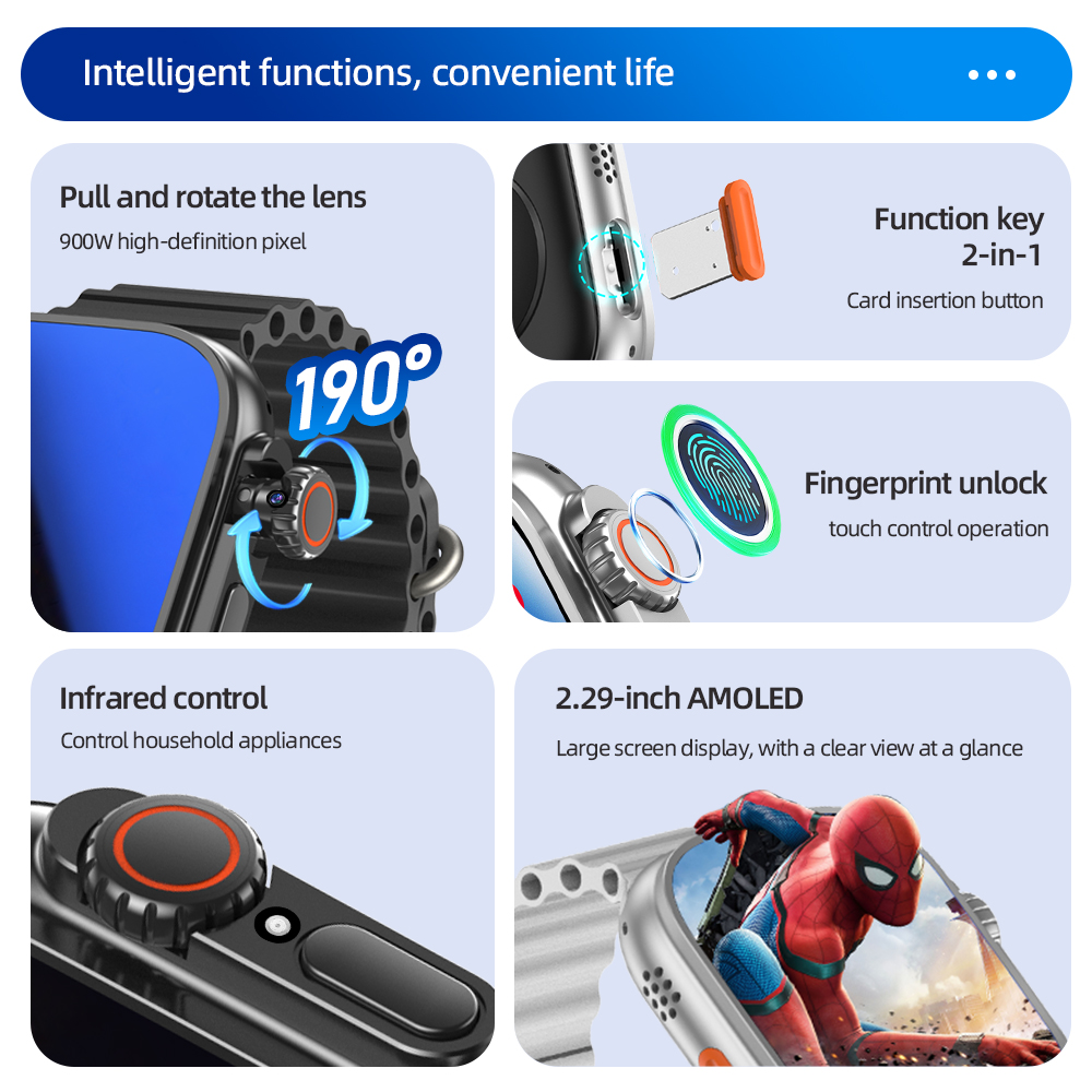 DW200 Smartwatch Men WIFI Touc - Smartwatch Id ulasan dan harga