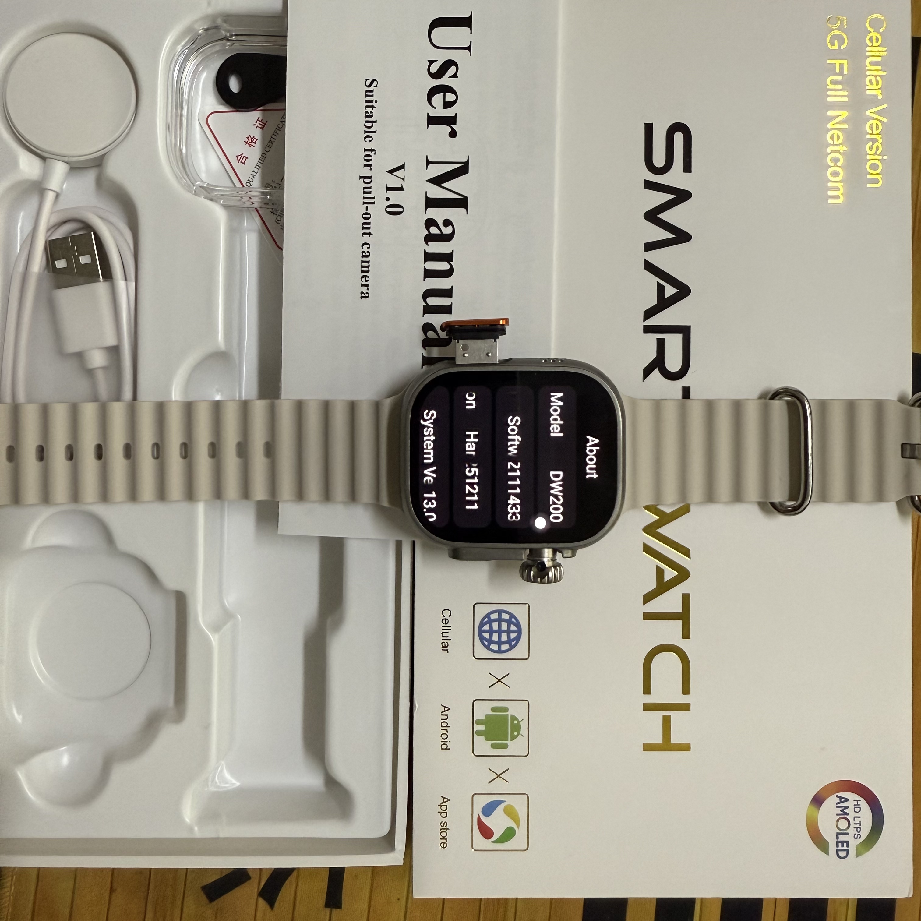 DW200 Smartwatch Men WIFI Touc - Smartwatch Id ulasan dan harga
