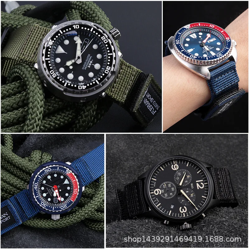Hot Top Nylon Nato Watch Strap - Nylon Nato Strap ulasan dan harga