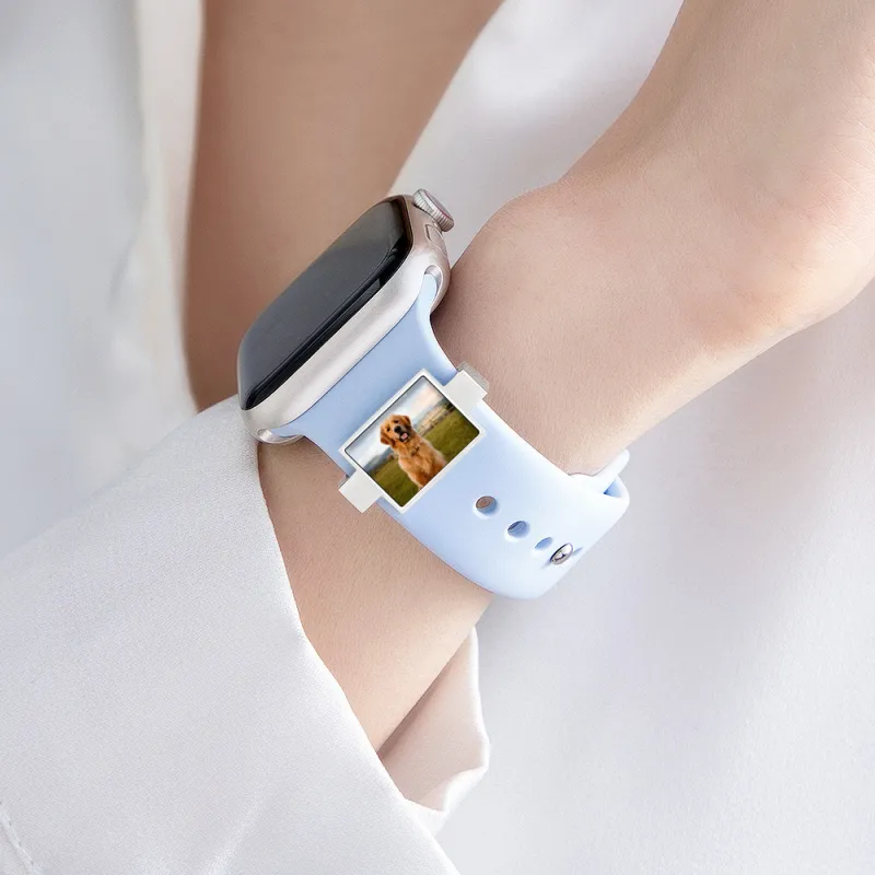 Custom Photo Smart Watch Charm - Smartwatch Straps & Accessories ulasan dan harga