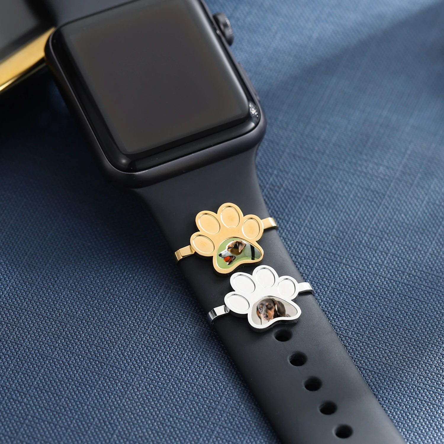 Custom Photo Smart Watch Charm - Smartwatch Straps & Accessories ulasan dan harga