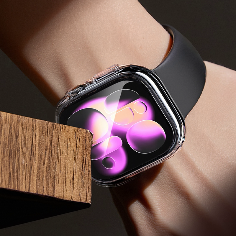 Tempered Glass+Cover For Apple - Smartwatch Band Accessories ulasan dan harga