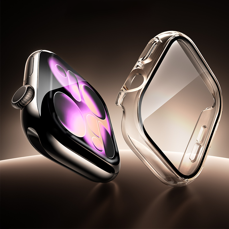 Tempered Glass+Cover For Apple - Smartwatch Band Accessories ulasan dan harga