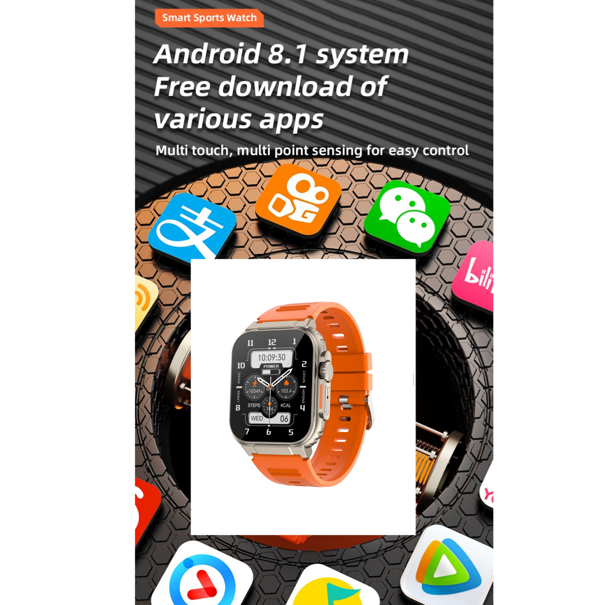 4G Android Smart Watch S10 2.2 - Smartwatch X18 ulasan dan harga