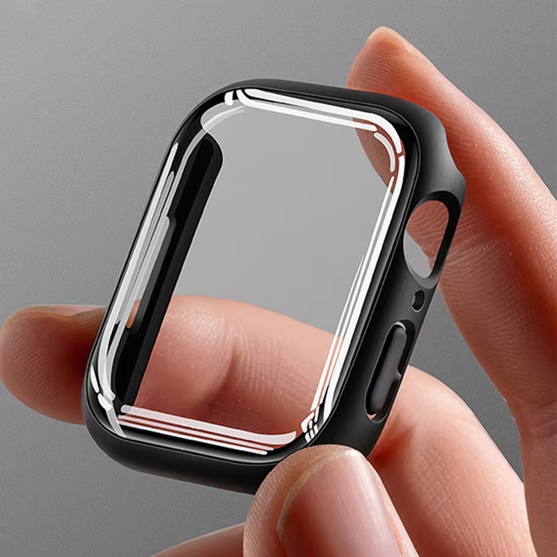 1-2pcsGlass+Cover For Apple Wa - Smartwatch Band Accessories ulasan dan harga