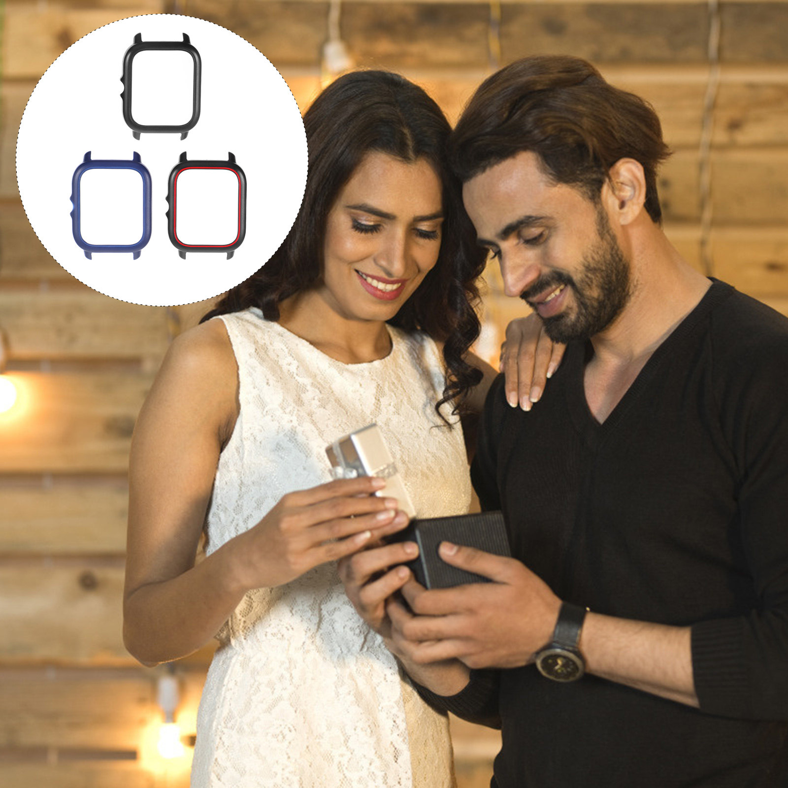 3Pcs Protective Watch Covers P - Smartwatch Case ulasan dan harga