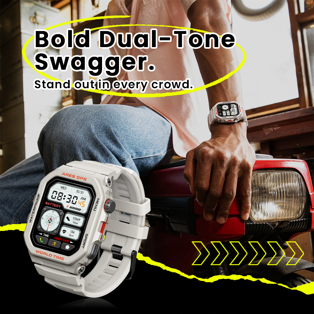 New Zeblaze Ares GPS Smart Wat - Smartwatch Instagram ulasan dan harga