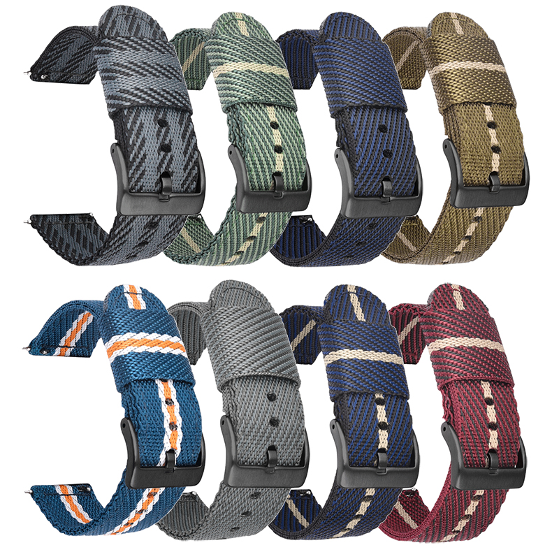 Woven Nylon Strap 18mm 20mm 22 - Nylon Nato Strap ulasan dan harga