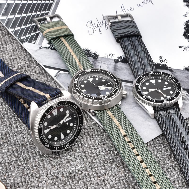 Woven Nylon Strap 18mm 20mm 22 - Nylon Nato Strap ulasan dan harga
