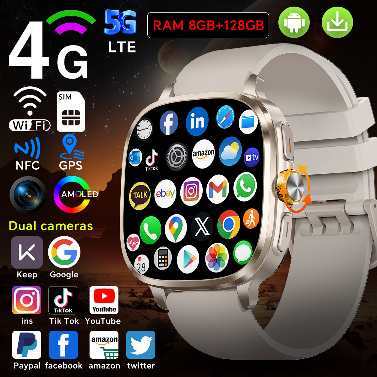Global Version Android 13.0 S9 - Smartwatch Id ulasan dan harga